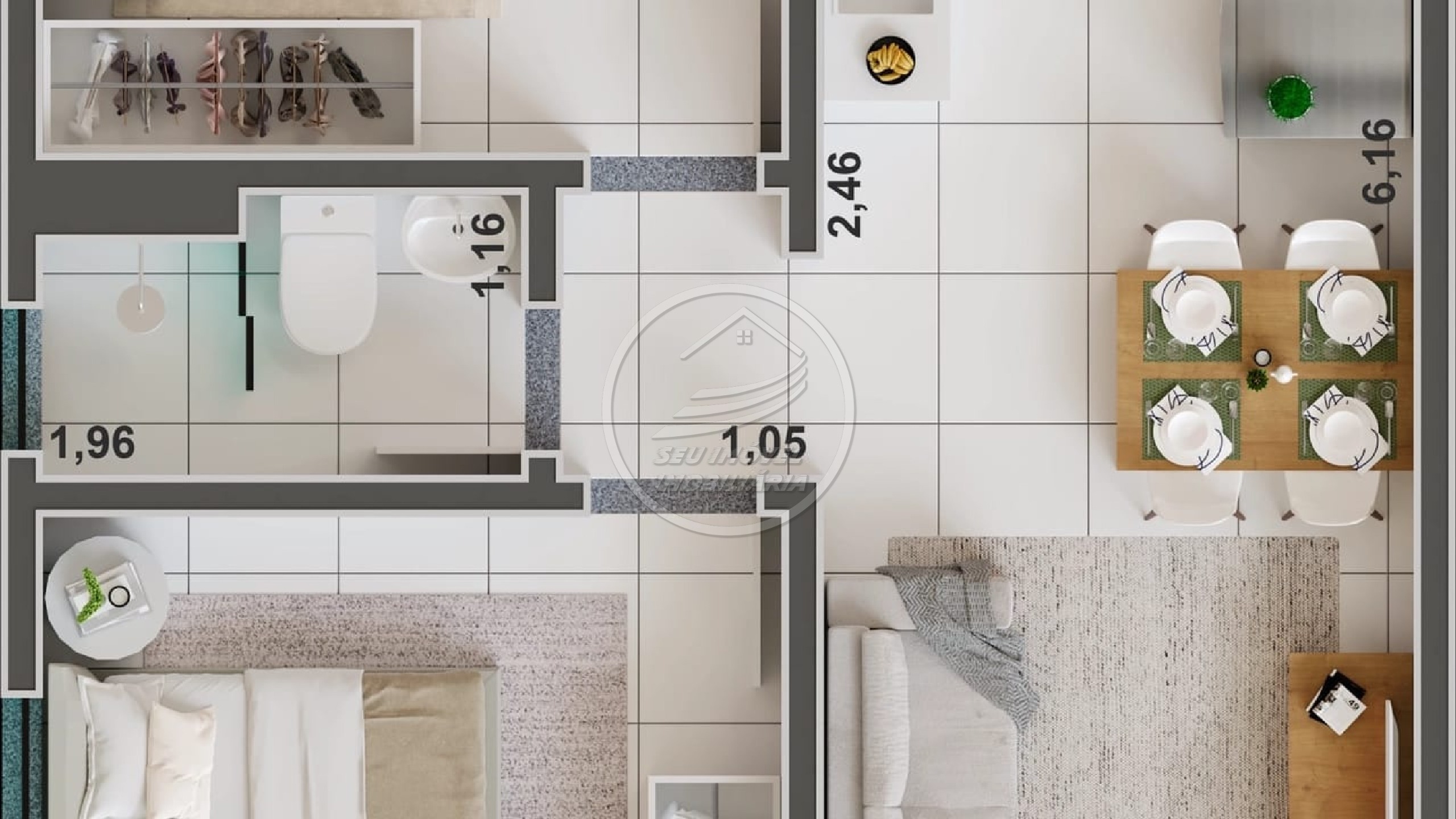 Apartamento, 2 quartos, 38 m² - Foto 13