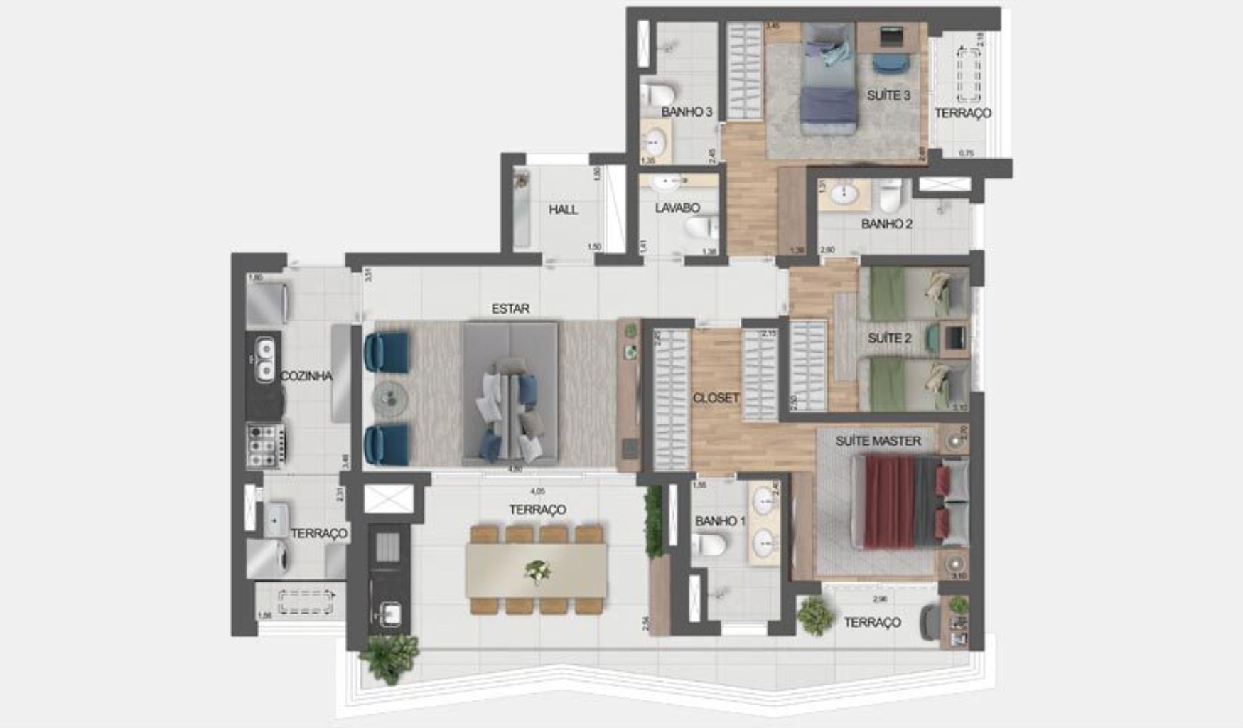 Apartamento à venda com 4 quartos, 176m² - Foto 32