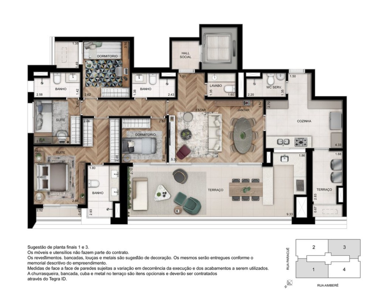 Apartamento à venda com 4 quartos, 157m² - Foto 25