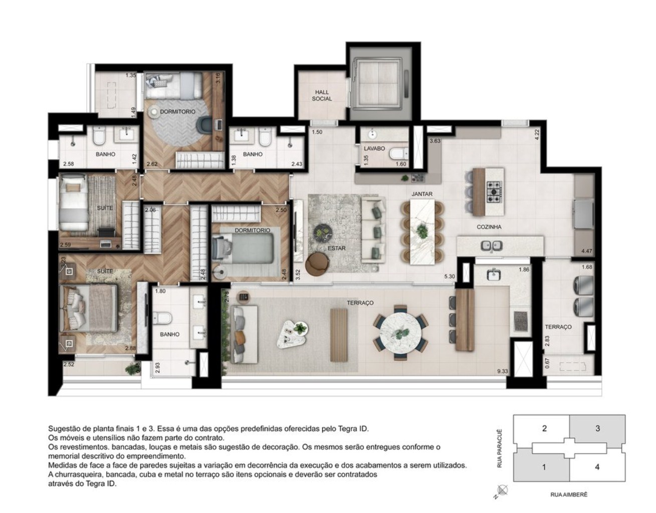 Apartamento à venda com 4 quartos, 157m² - Foto 27