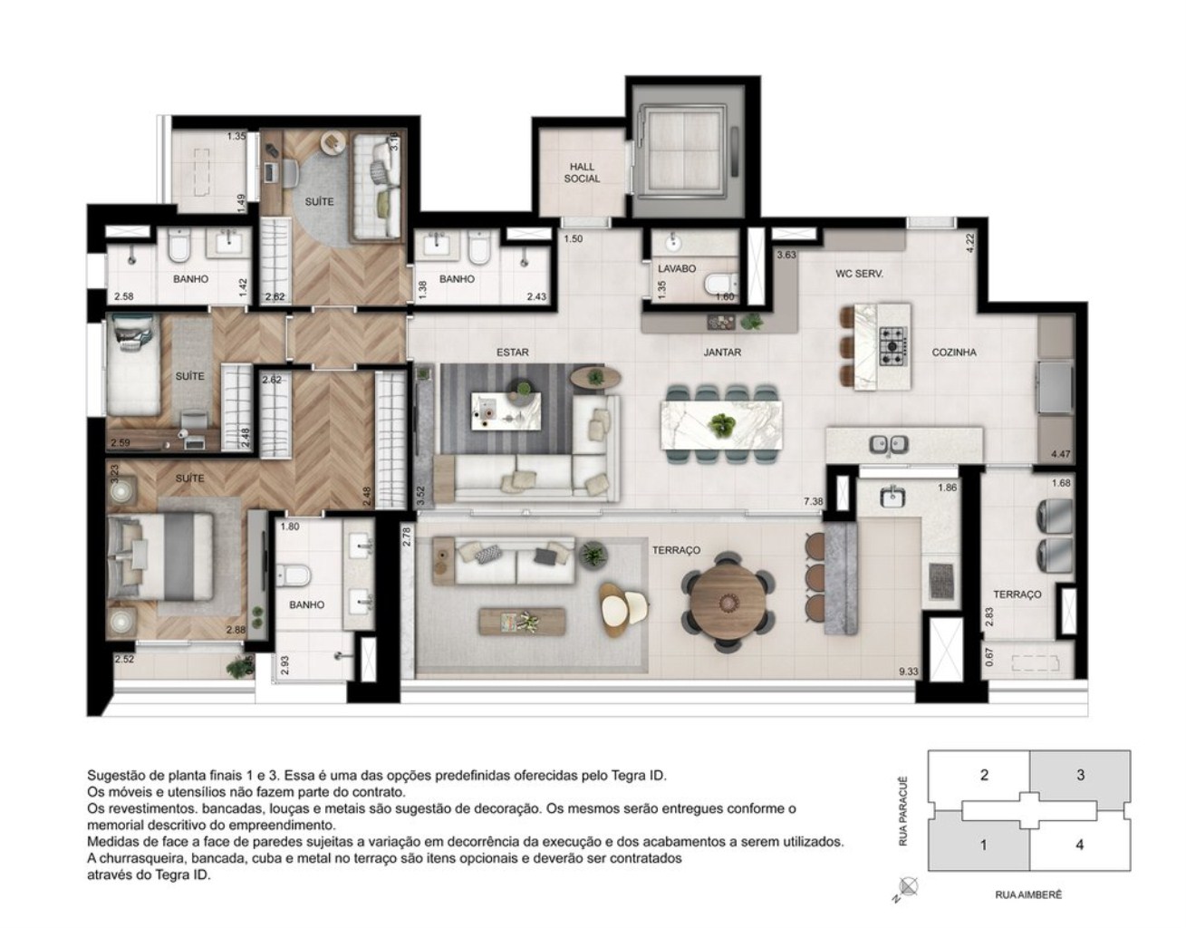 Apartamento à venda com 4 quartos, 157m² - Foto 29