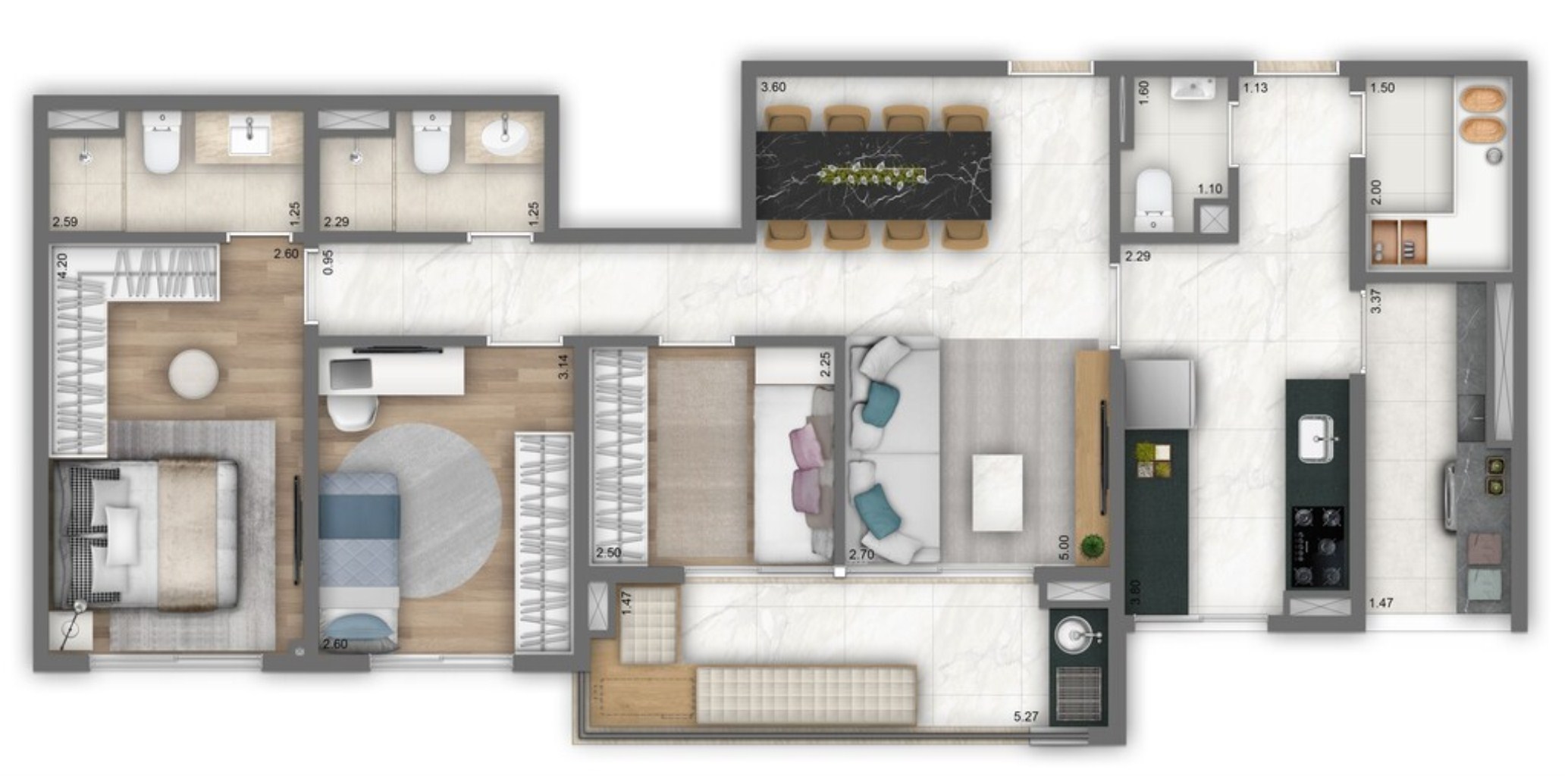 Apartamento à venda com 4 quartos, 116m² - Foto 16