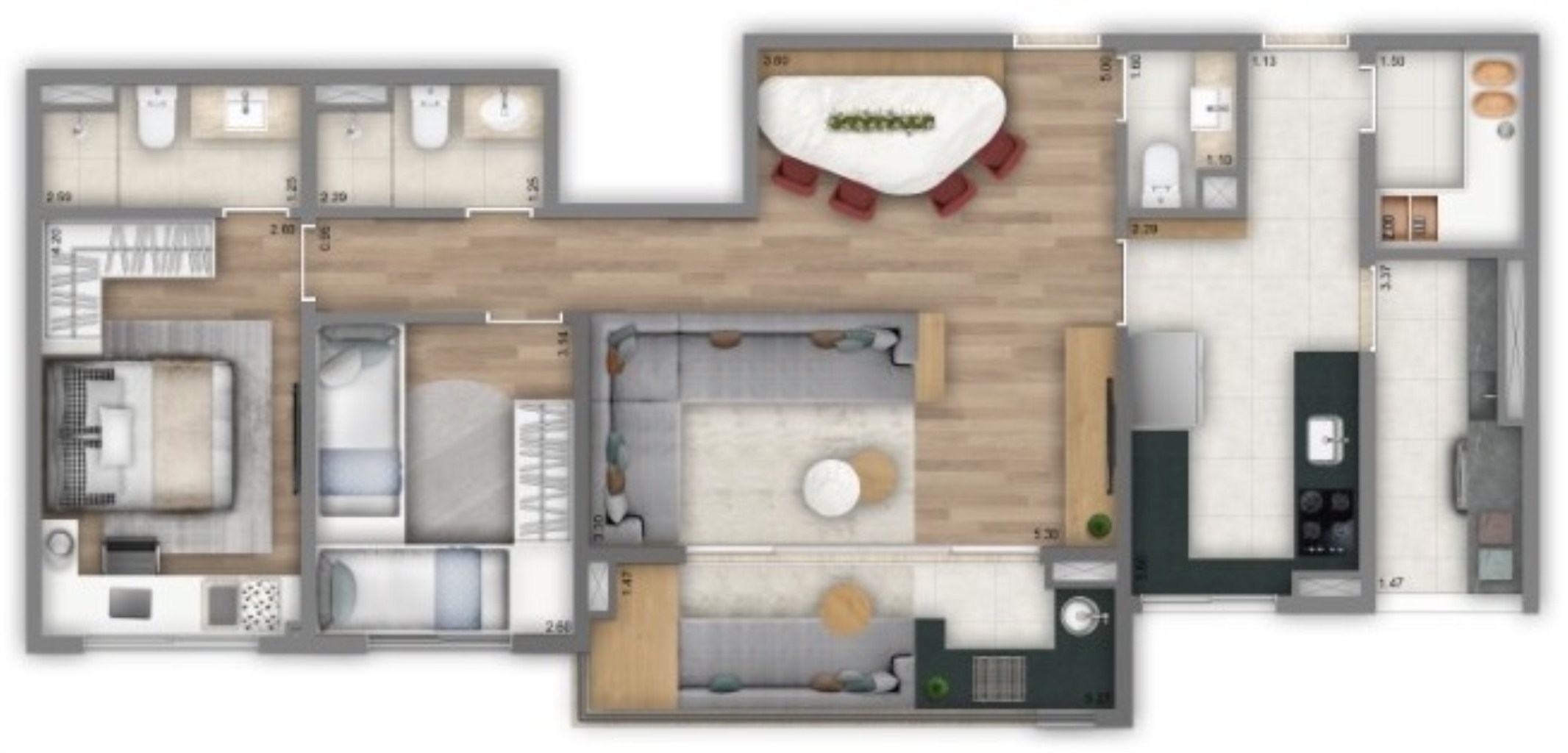 Apartamento à venda com 4 quartos, 116m² - Foto 17