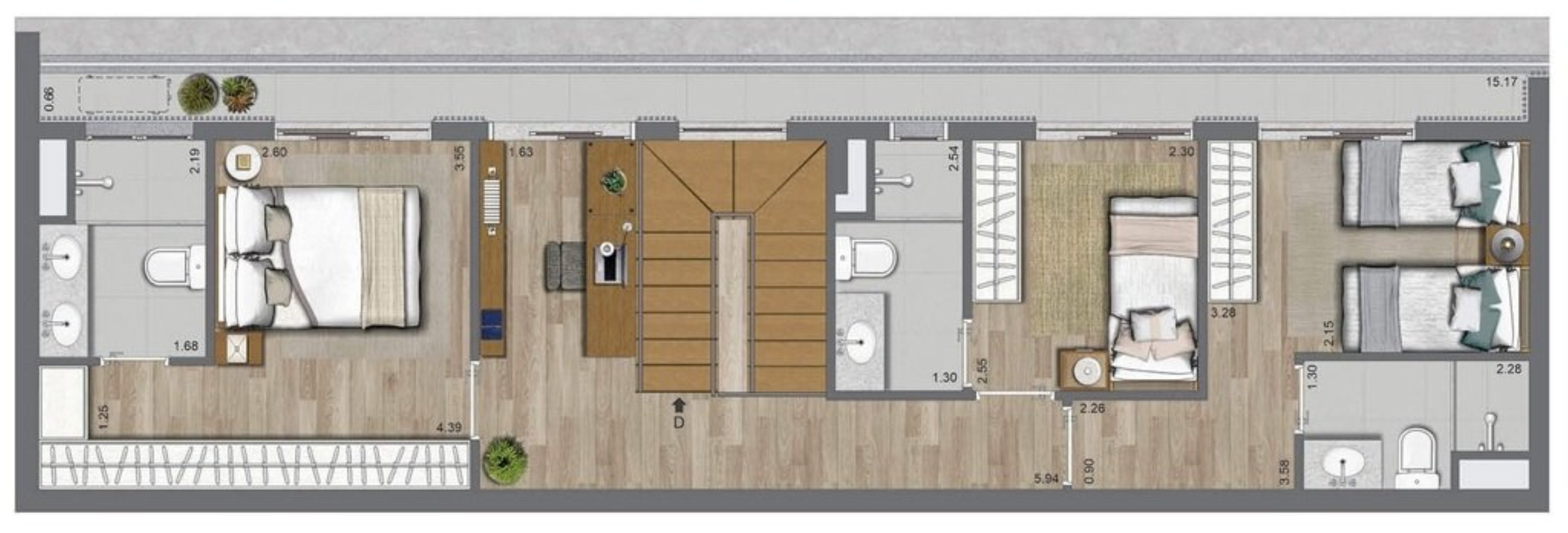 Apartamento à venda com 4 quartos, 161m² - Foto 53