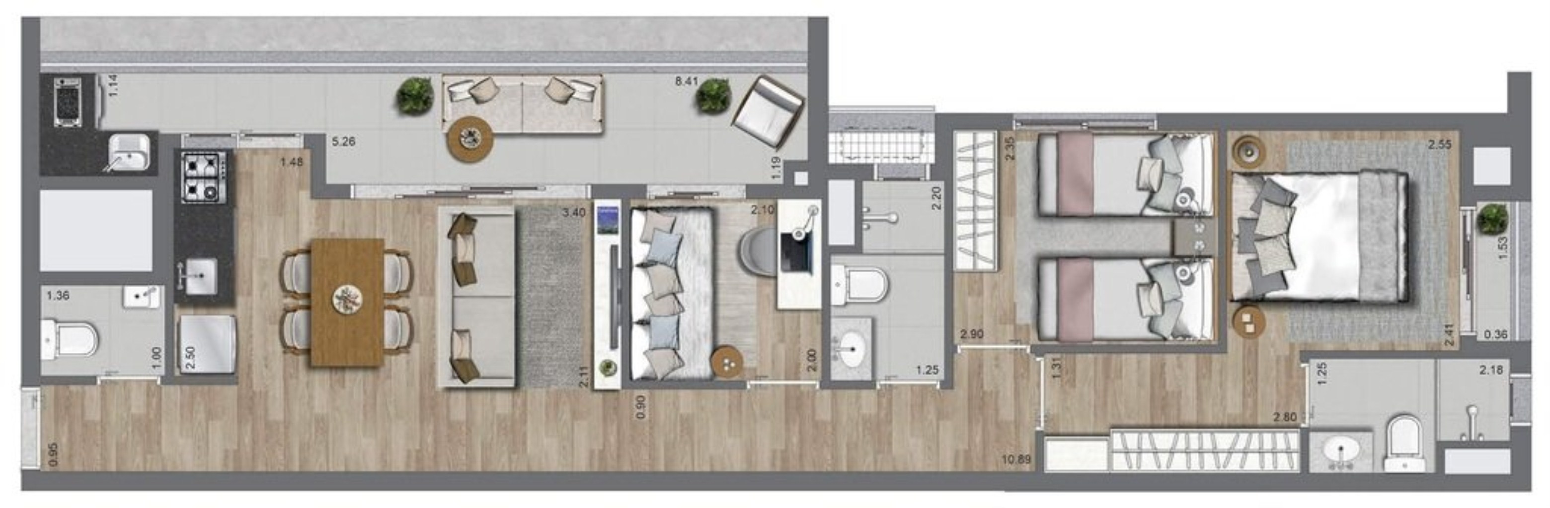 Apartamento à venda com 4 quartos, 161m² - Foto 51