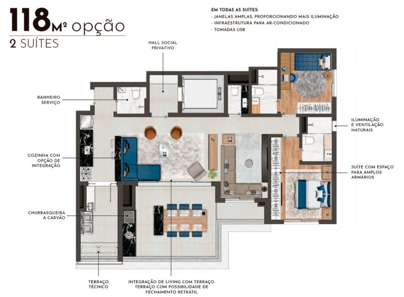 Apartamento à venda com 3 quartos, 118m² - Foto 20