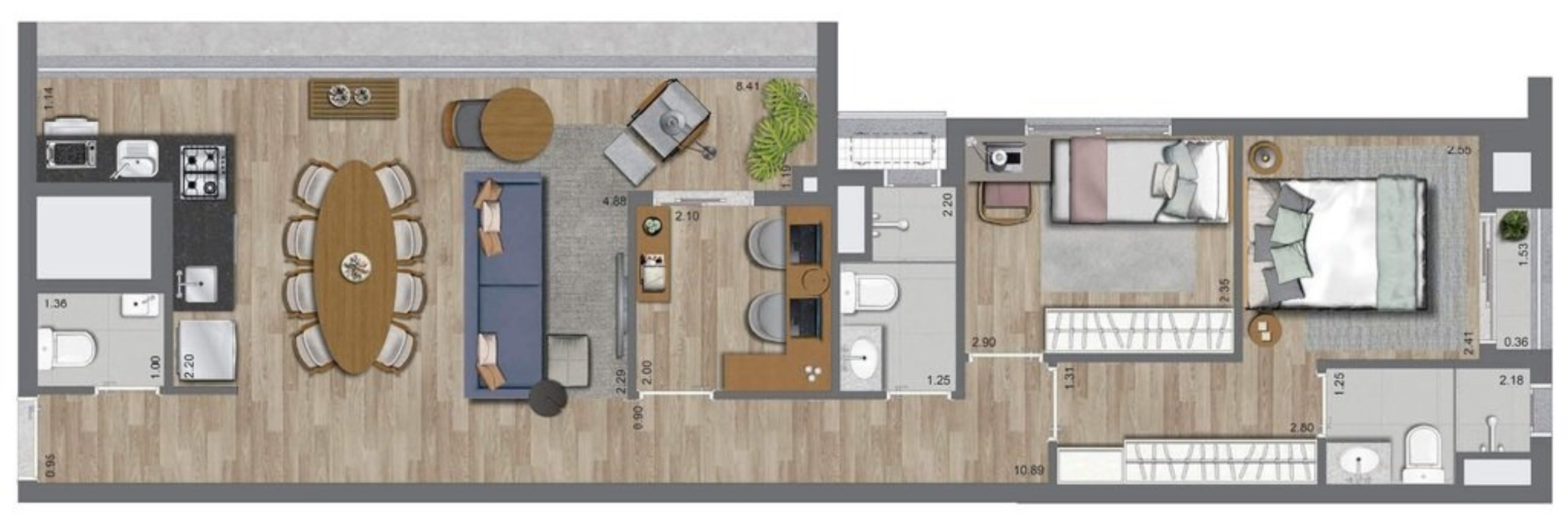 Apartamento à venda com 4 quartos, 161m² - Foto 49