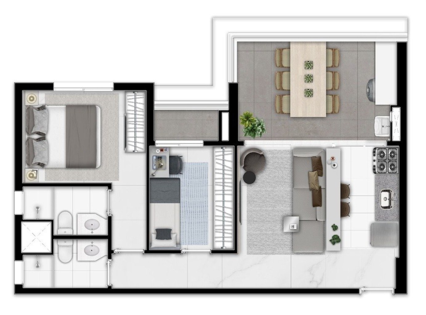 Apartamento à venda com 3 quartos, 111m² - Foto 12