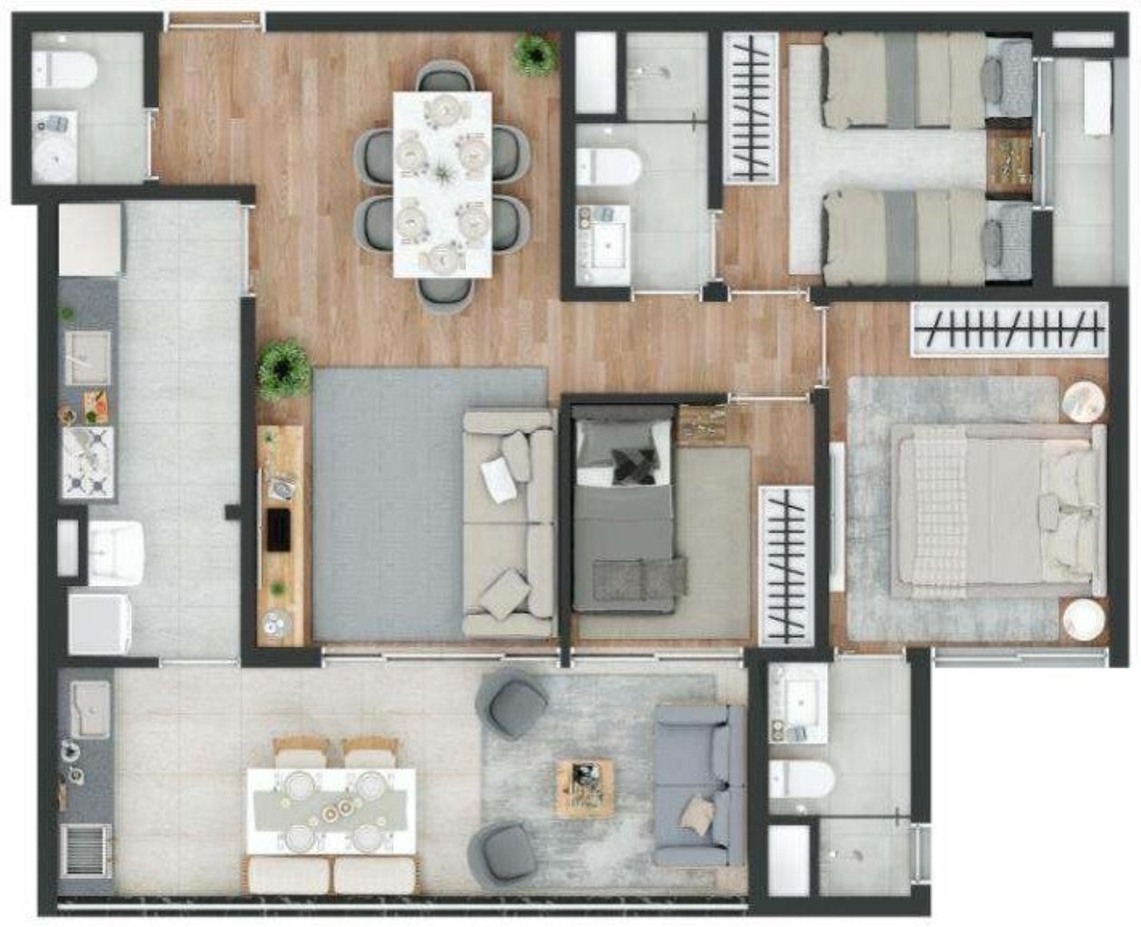 Apartamento à venda com 3 quartos, 123m² - Foto 15