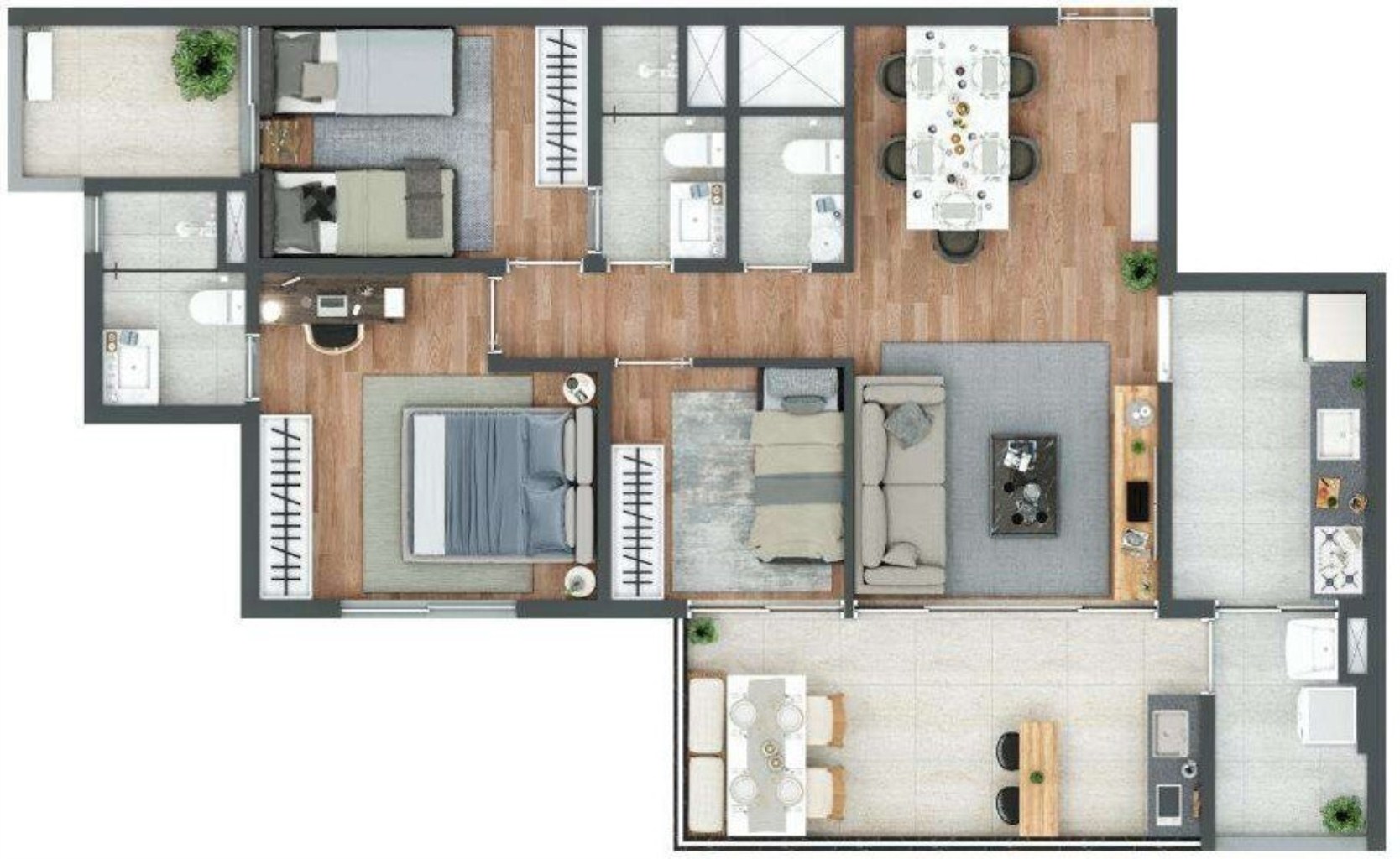 Apartamento à venda com 2 quartos, 122m² - Foto 16