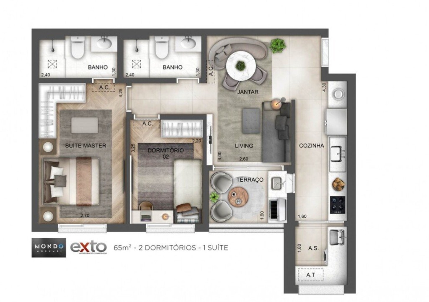 Apartamento à venda com 3 quartos, 137m² - Foto 14