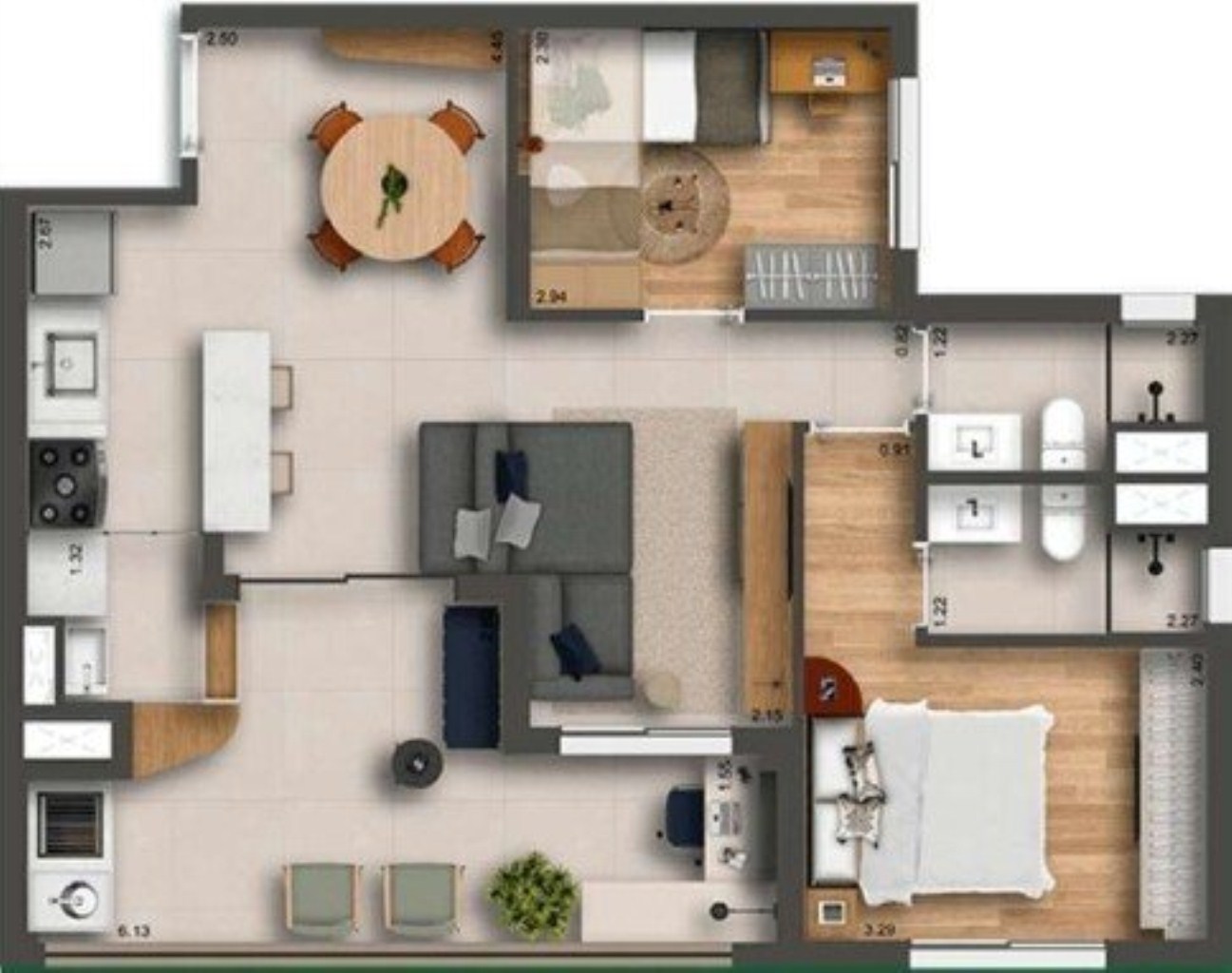 Apartamento à venda com 3 quartos, 69m² - Foto 23