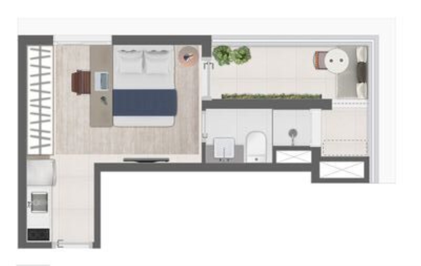 Apartamento à venda com 1 quarto, 42m² - Foto 26