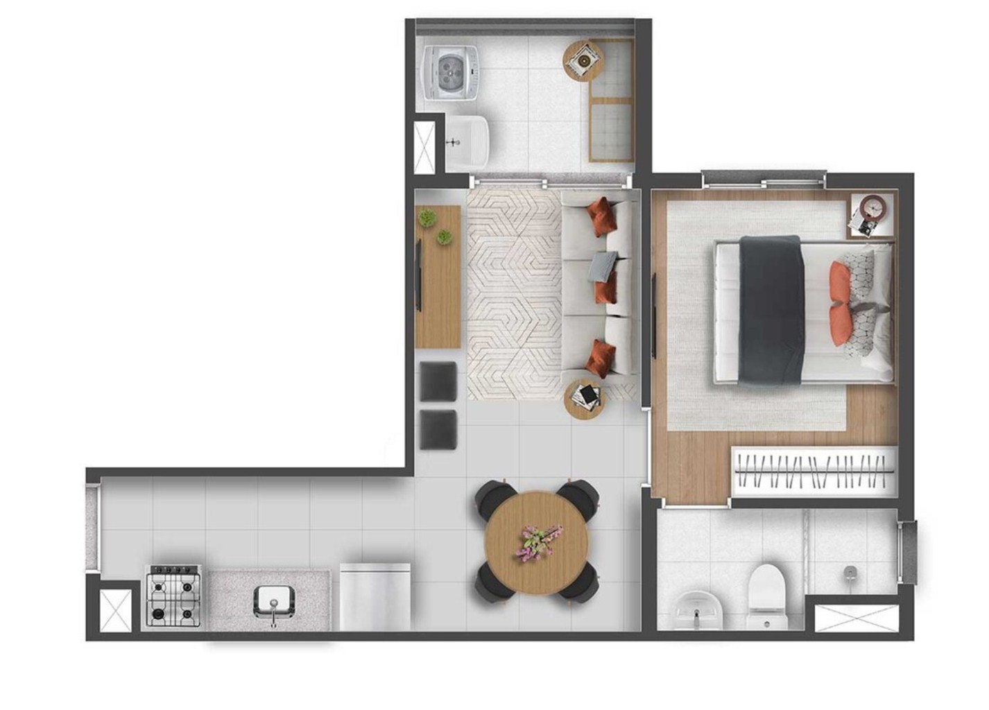 Apartamento à venda com 1 quarto, 25m² - Foto 25