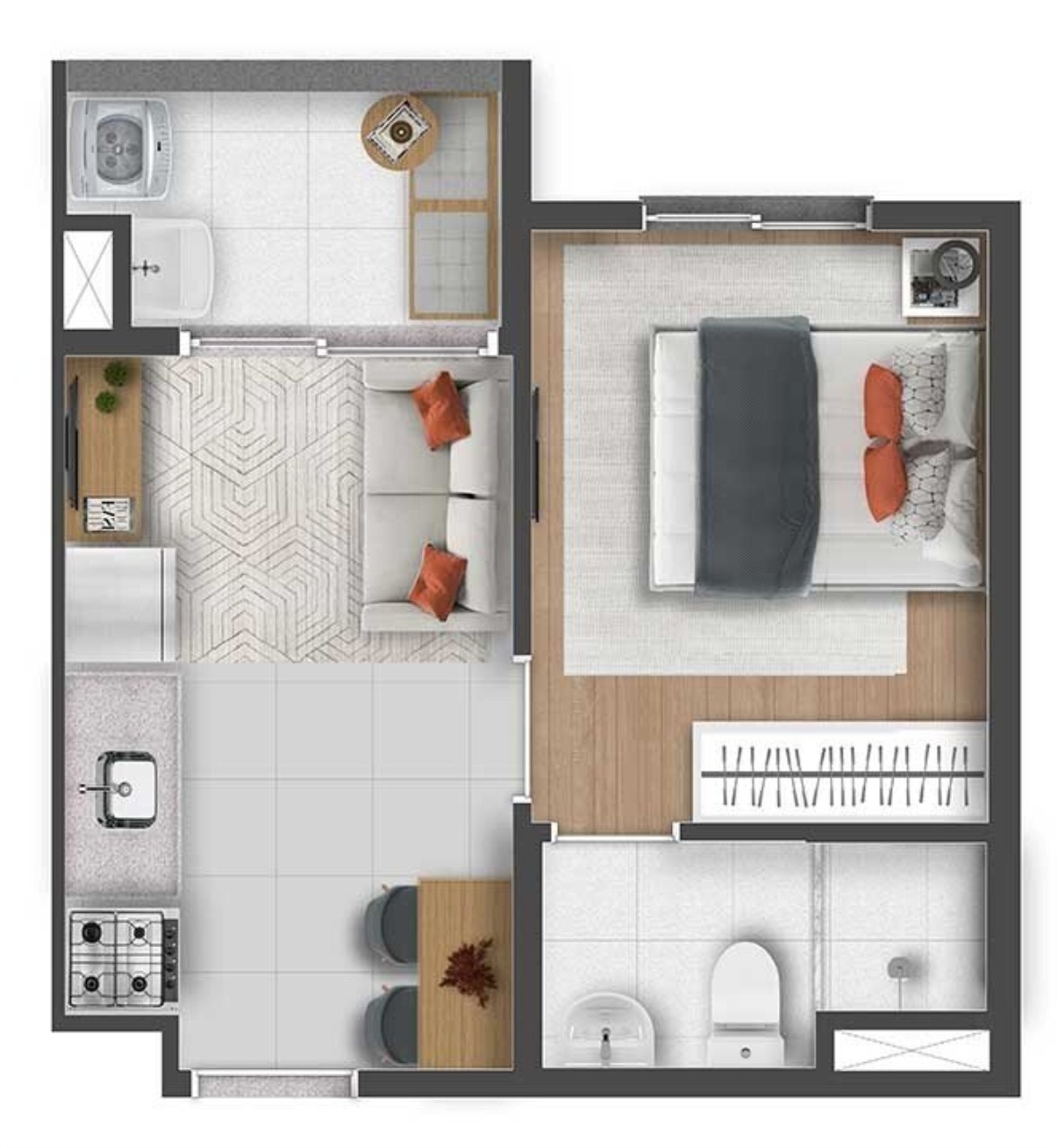 Apartamento à venda com 1 quarto, 28m² - Foto 31