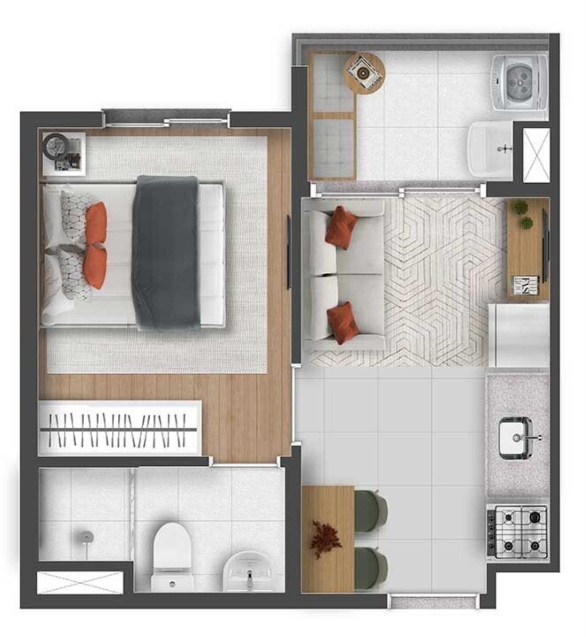 Apartamento à venda com 1 quarto, 28m² - Foto 20