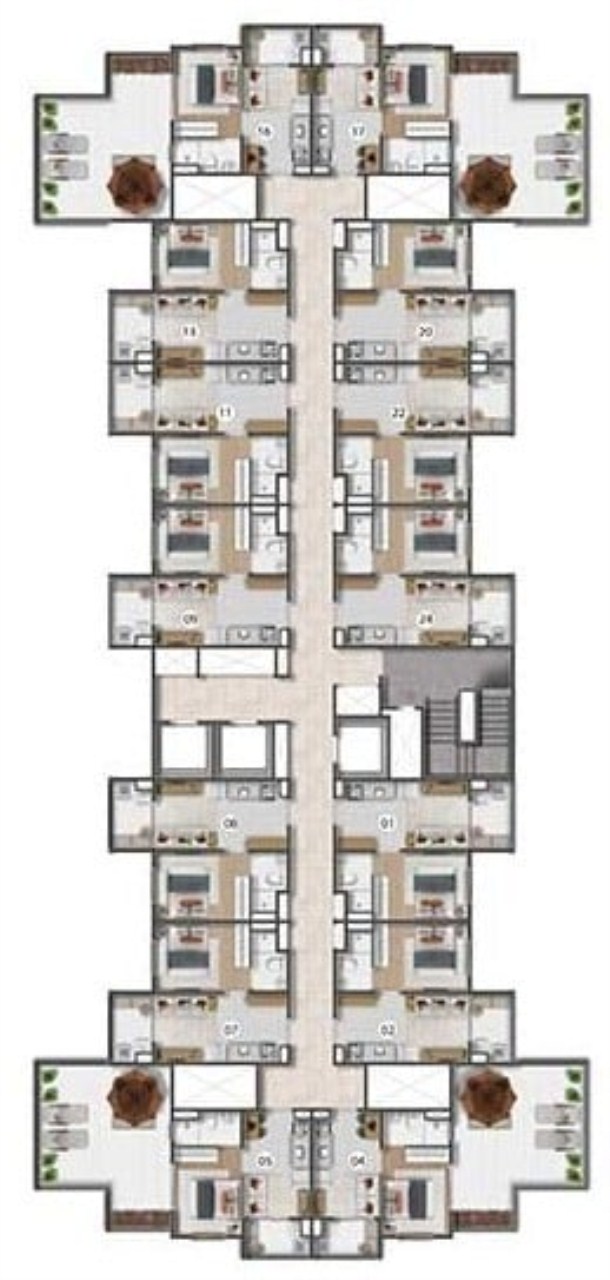 Apartamento à venda com 1 quarto, 28m² - Foto 15