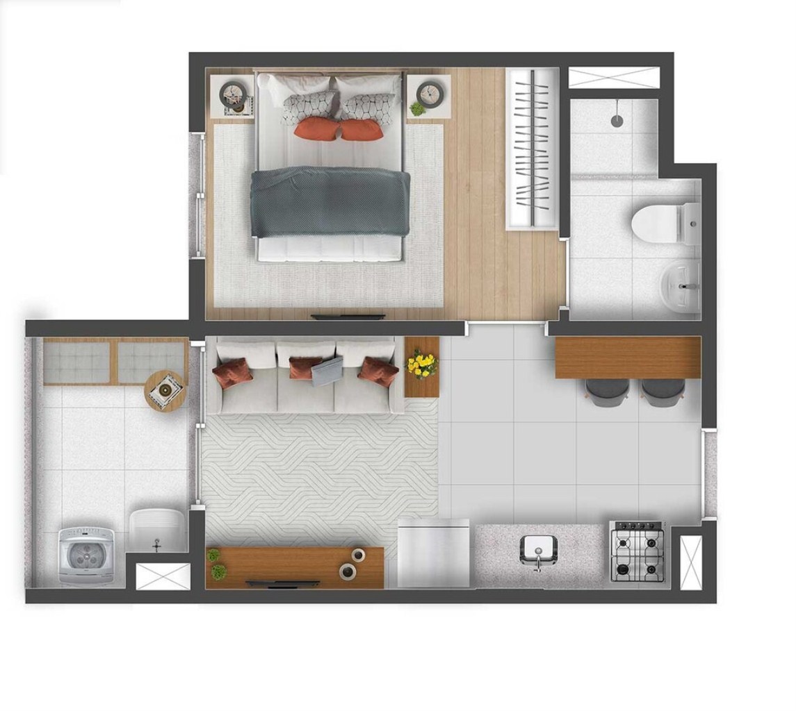 Apartamento à venda com 1 quarto, 25m² - Foto 29