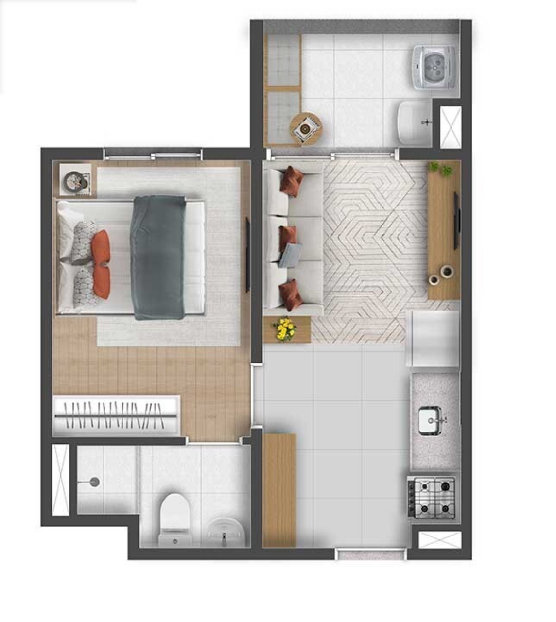 Apartamento à venda com 1 quarto, 25m² - Foto 23