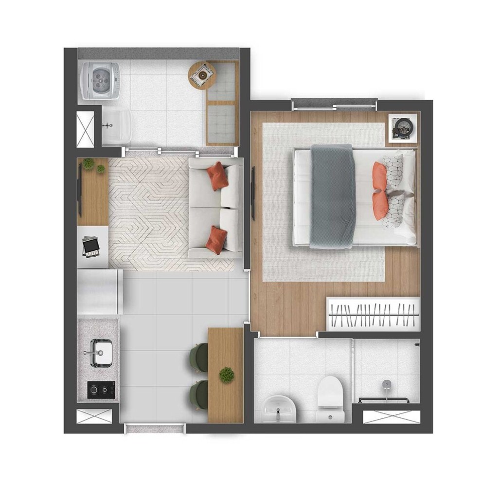 Apartamento à venda com 1 quarto, 25m² - Foto 30