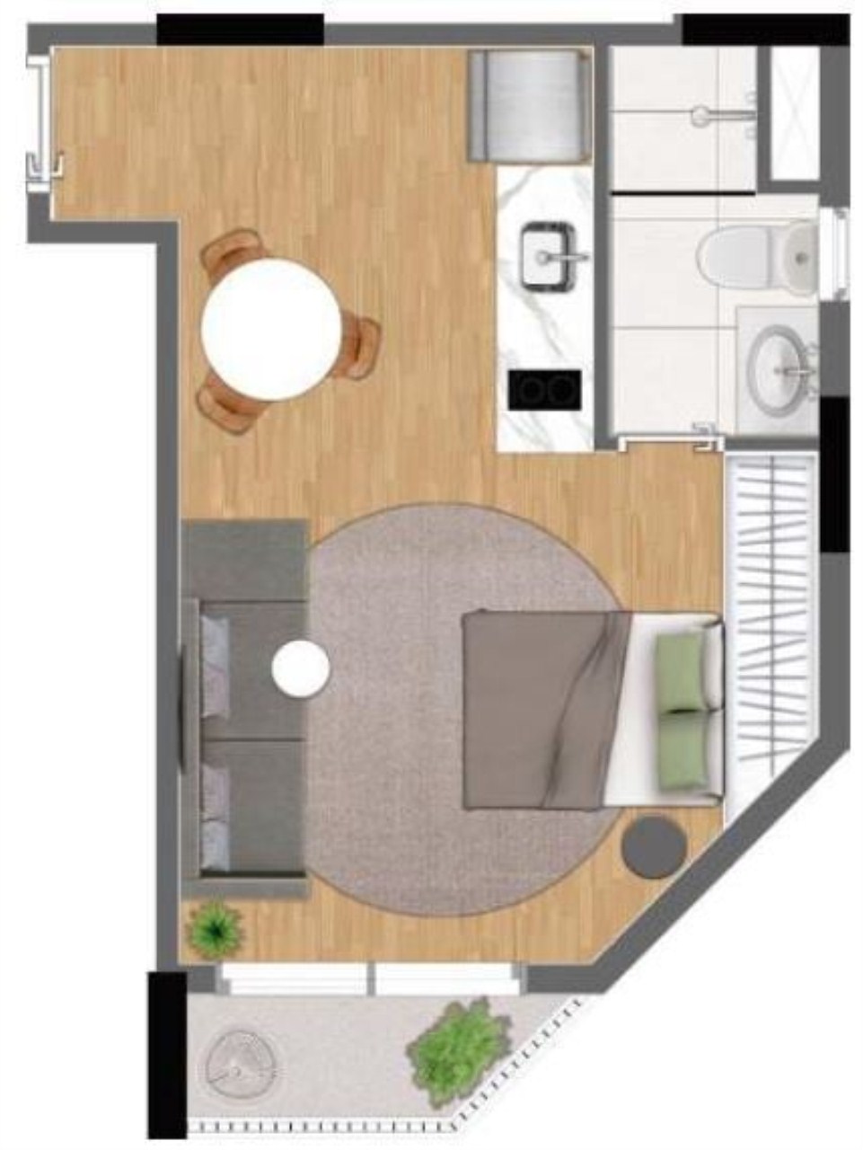 Apartamento à venda com 1 quarto, 58m² - Foto 16