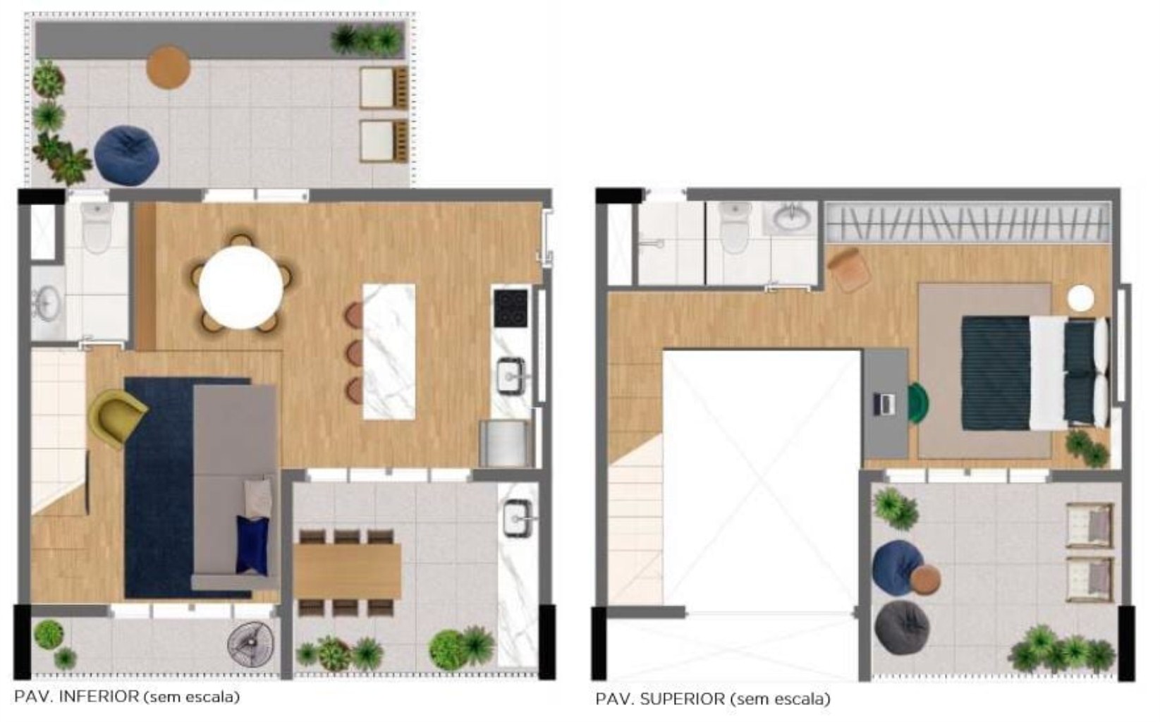 Apartamento à venda com 1 quarto, 58m² - Foto 25