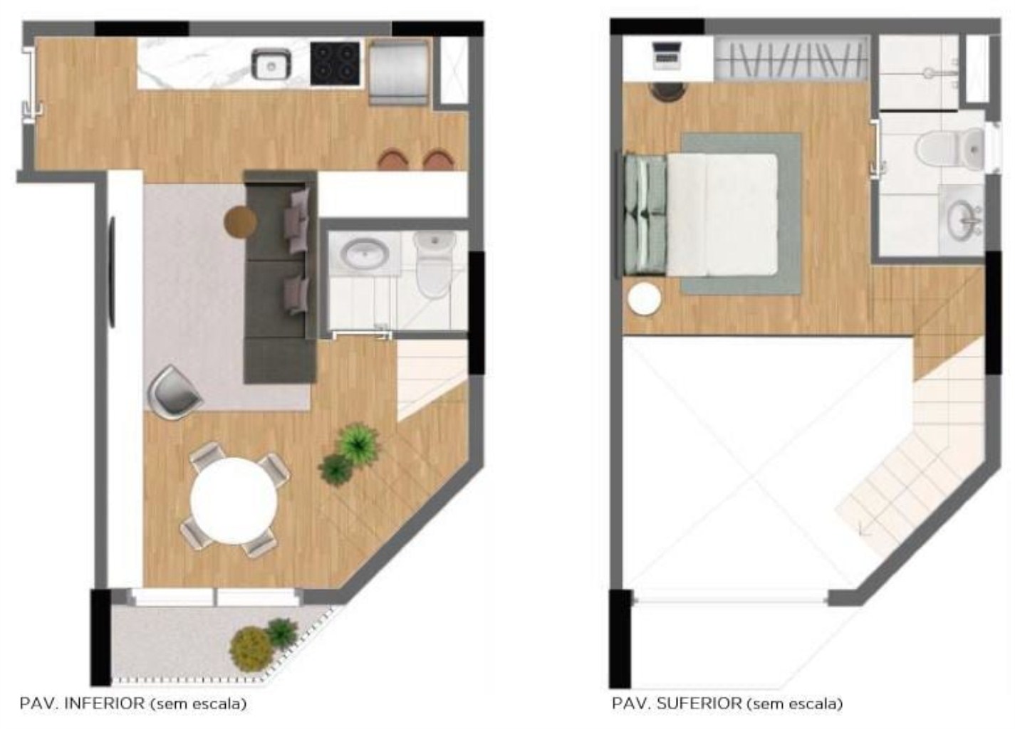 Apartamento à venda com 1 quarto, 58m² - Foto 20