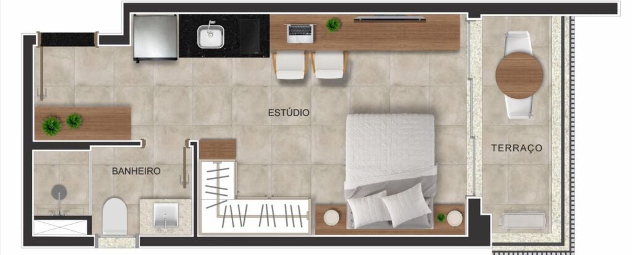 Apartamento à venda com 1 quarto, 76m² - Foto 21