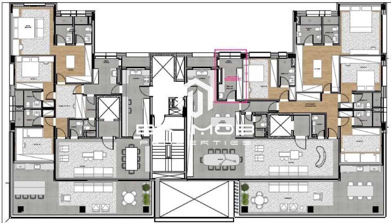 Apartamento à venda com 3 quartos, 231m² - Foto 6