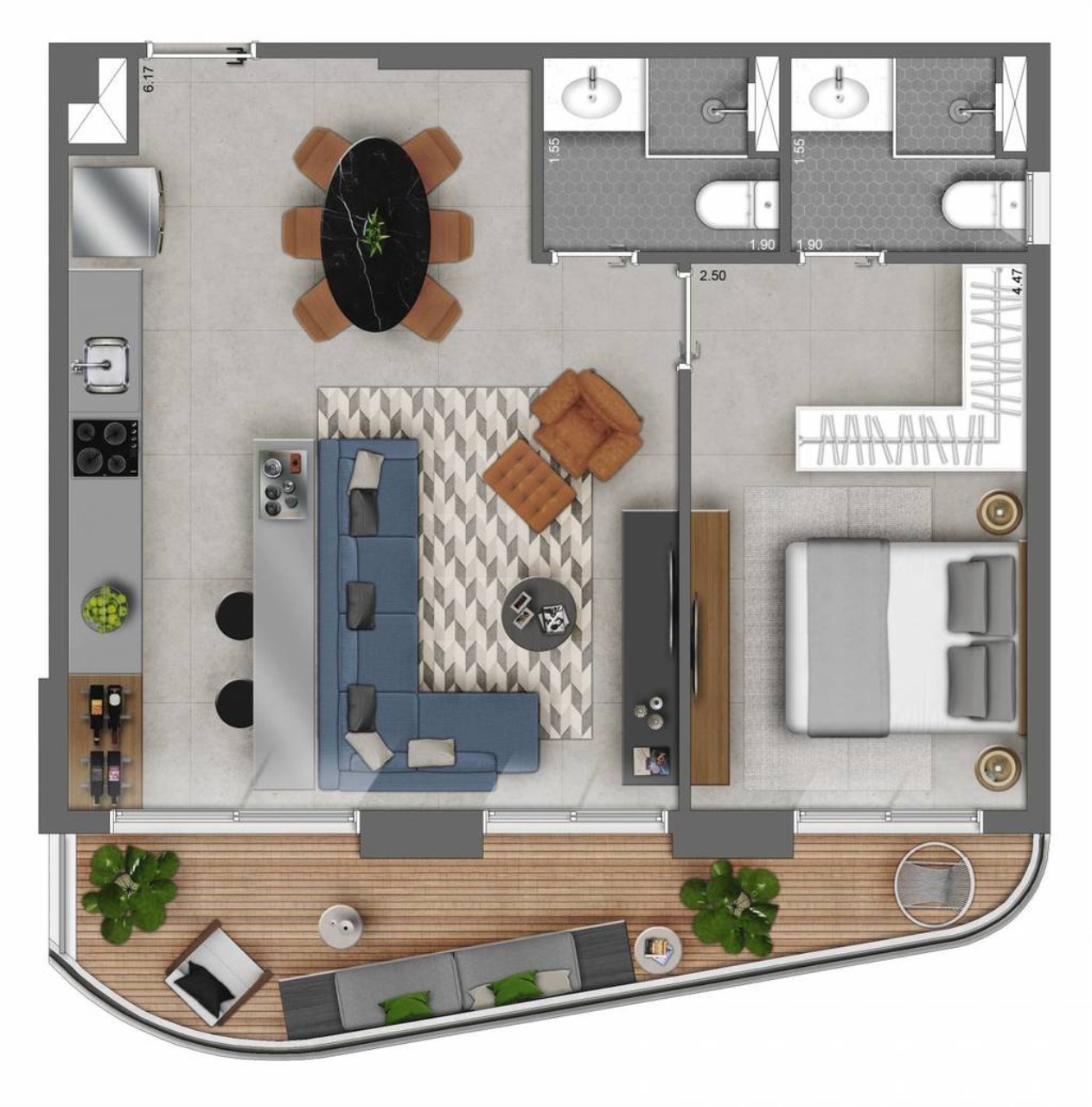 Apartamento à venda com 3 quartos, 117m² - Foto 23