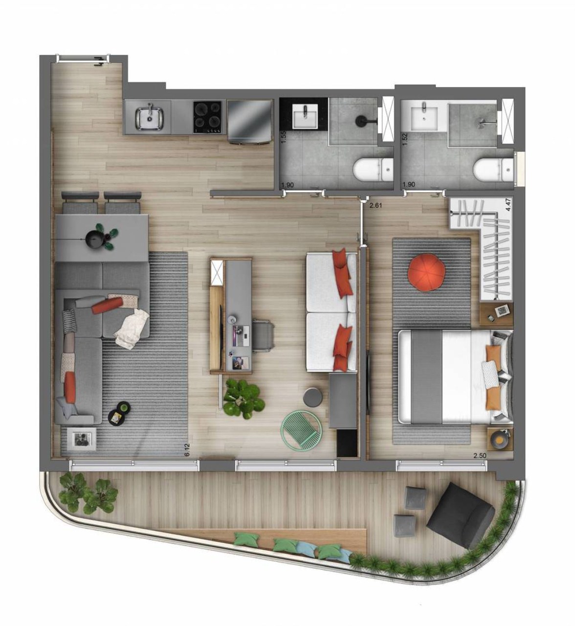 Apartamento à venda com 3 quartos, 117m² - Foto 24