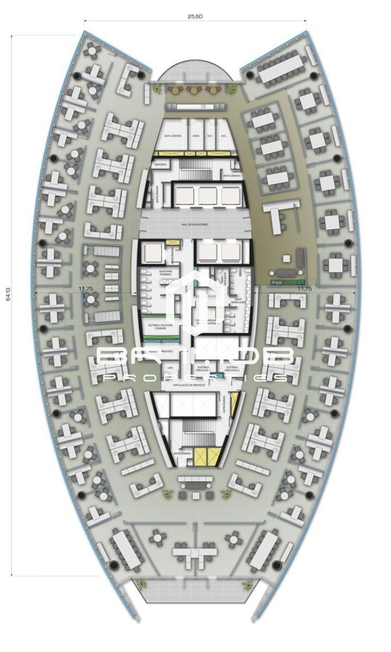 Conjunto Comercial-Sala para alugar, 1815m² - Foto 9