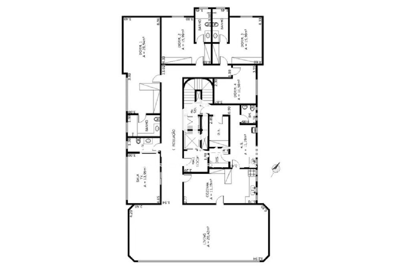 Apartamento à venda com 5 quartos, 296m² - Foto 2