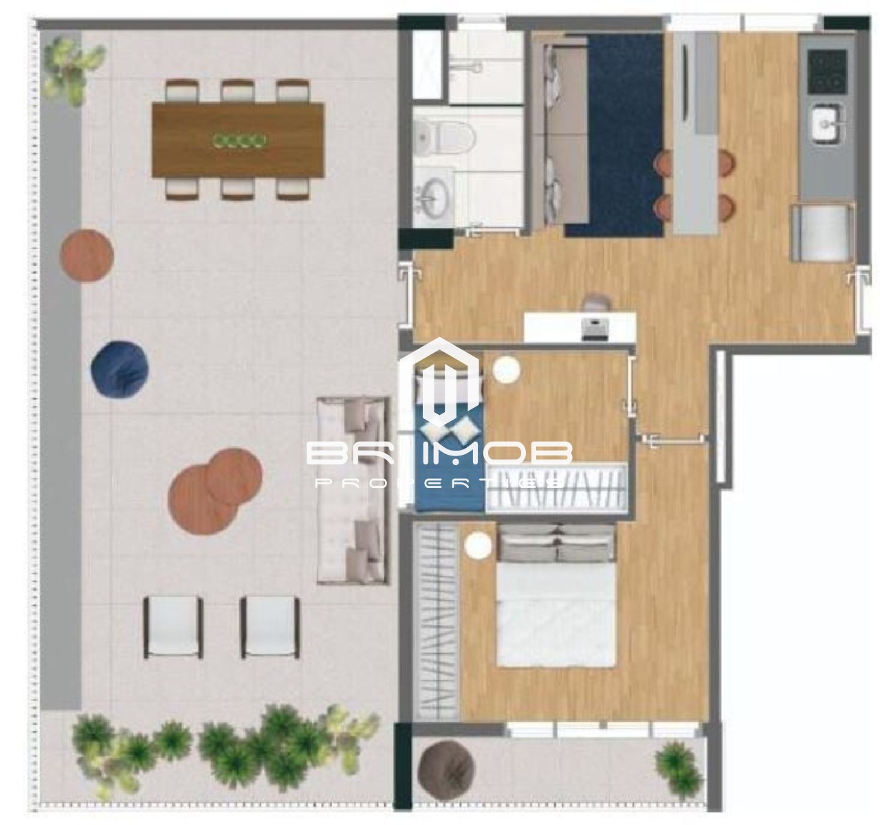 Apartamento à venda com 2 quartos, 93m² - Foto 3