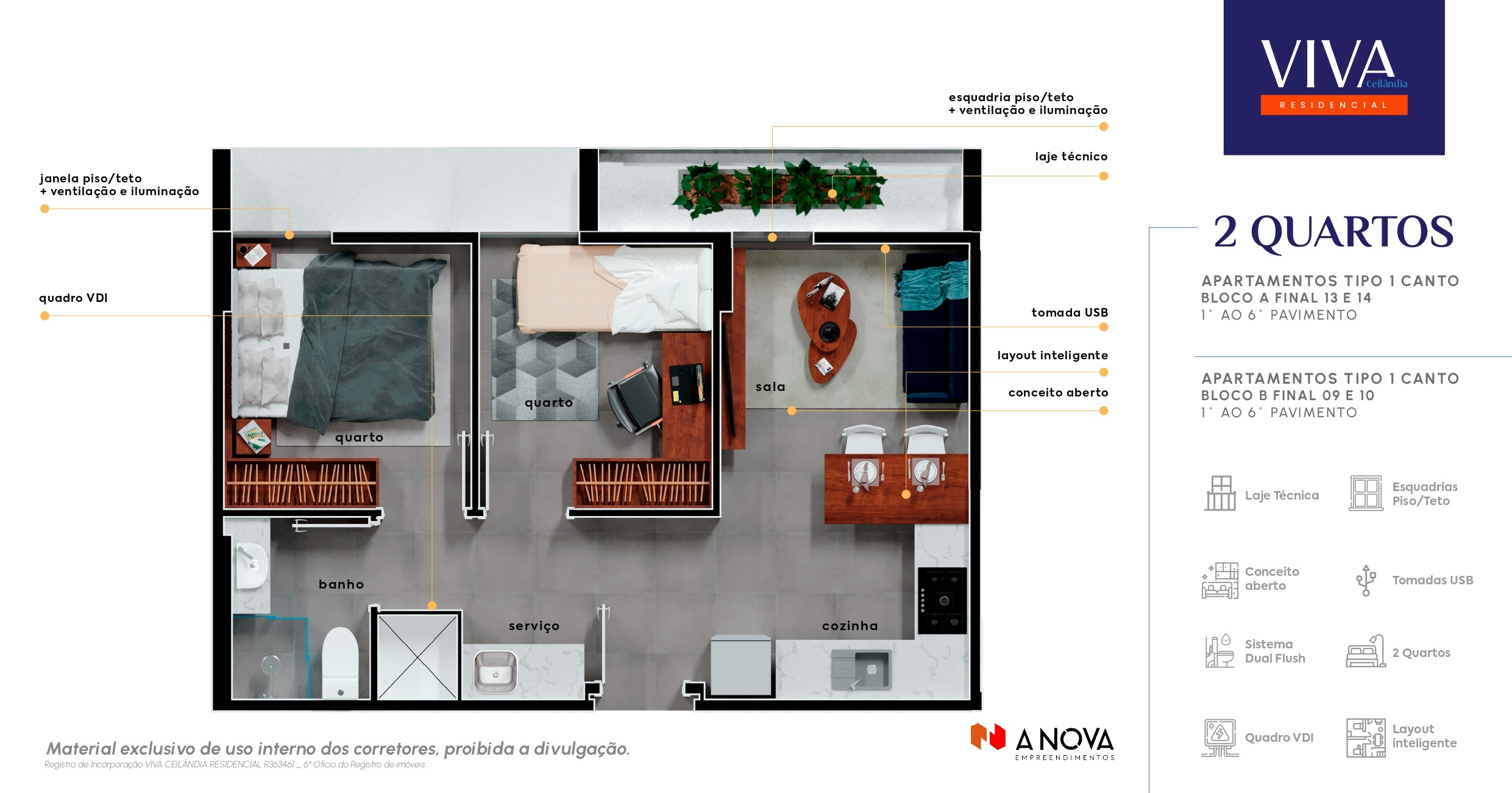 Apartamento à venda com 2 quartos, 82m² - Foto 18