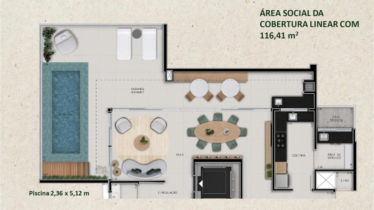 Apartamento à venda com 3 quartos, 136m² - Foto 24