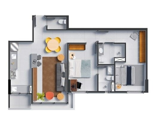 Apartamento à venda com 2 quartos, 71m² - Foto 17