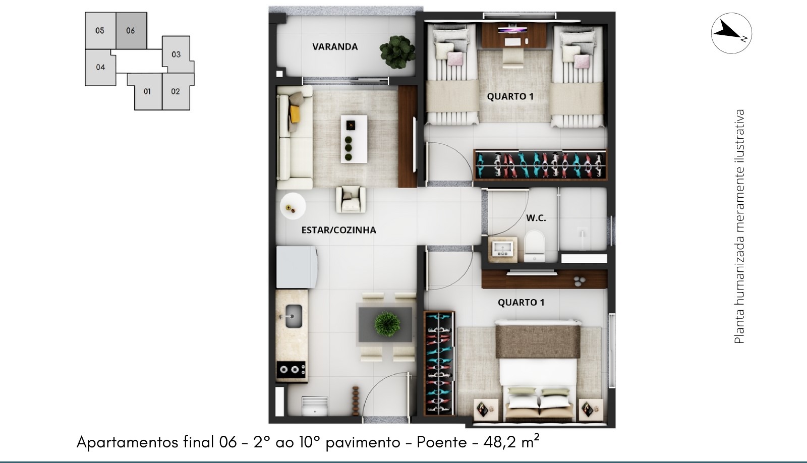 Apartamento à venda com 2 quartos, 47m² - Foto 17