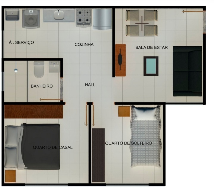 Apartamento à venda com 2 quartos, 44m² - Foto 19