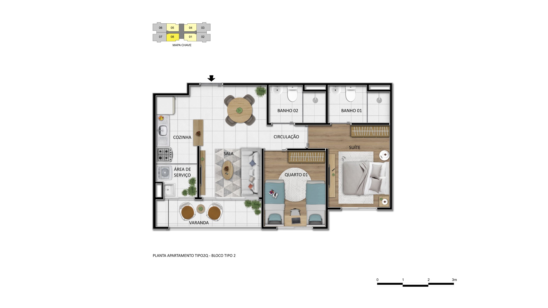 Apartamento à venda com 3 quartos, 62m² - Foto 43