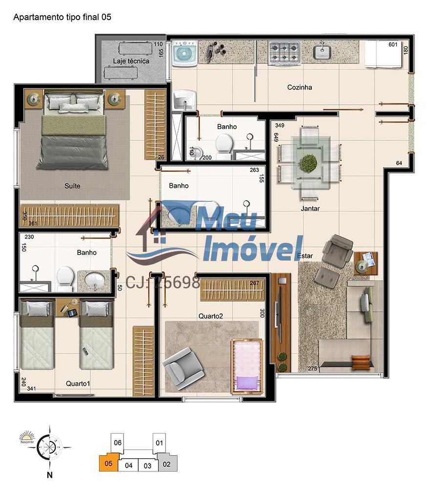 Apartamento à venda com 3 quartos, 88m² - Foto 32