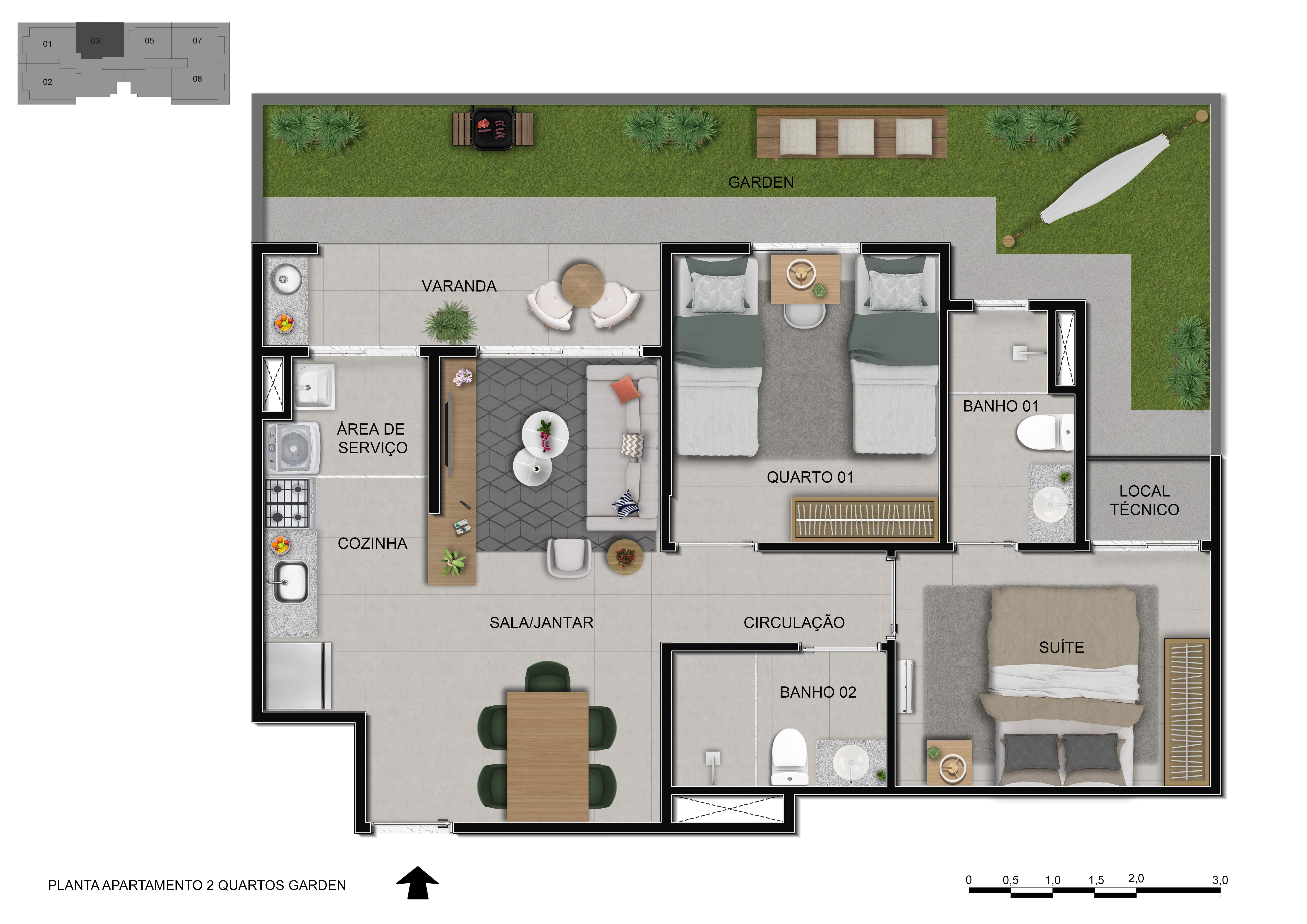 Cobertura à venda com 3 quartos, 132m² - Foto 15