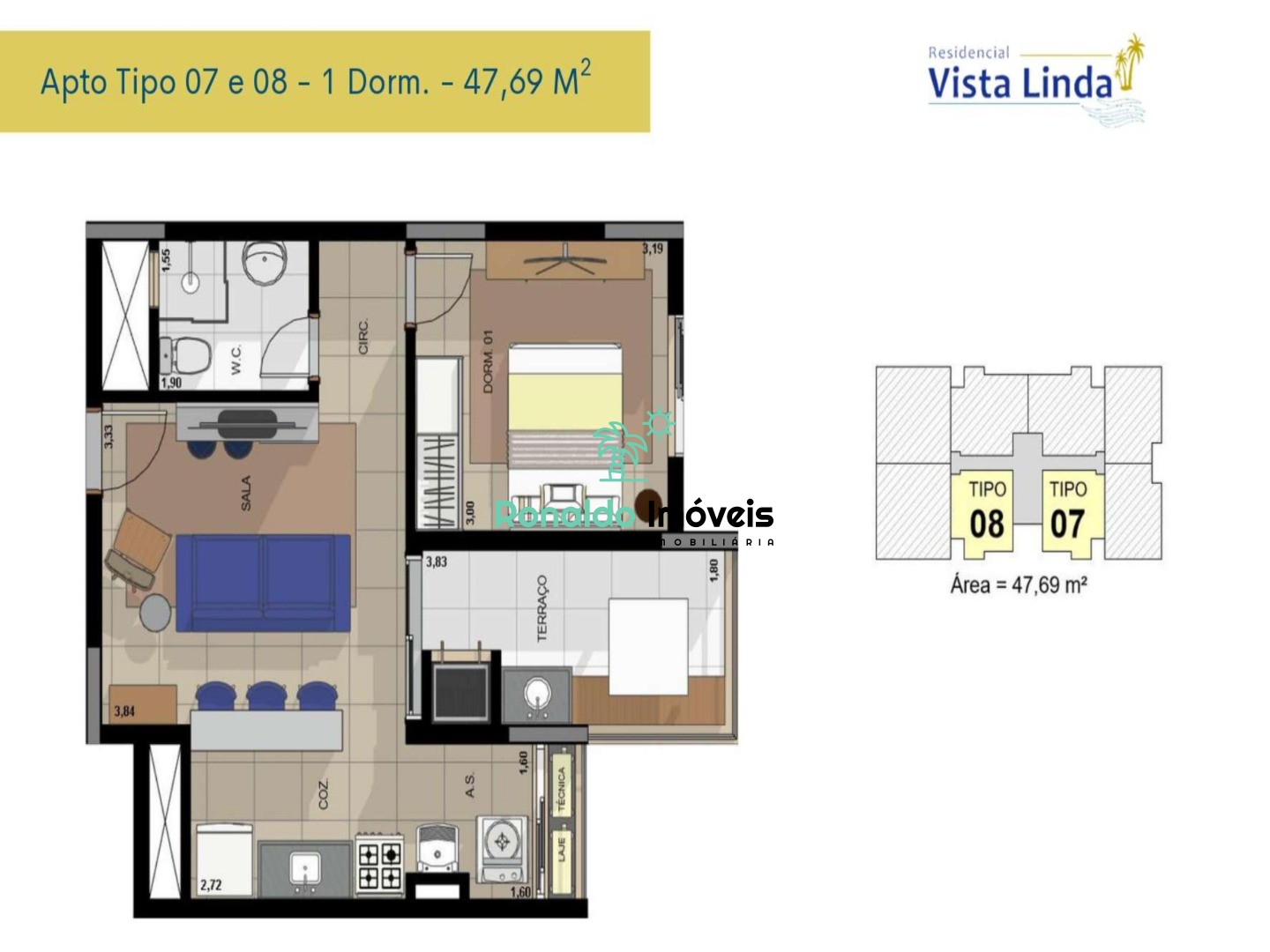 Apartamento à venda com 1 quarto, 51m² - Foto 29