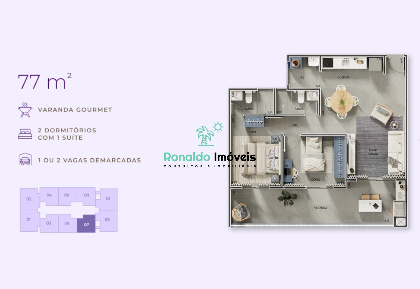 Apartamento, 2 quartos, 77 m² - Foto 15