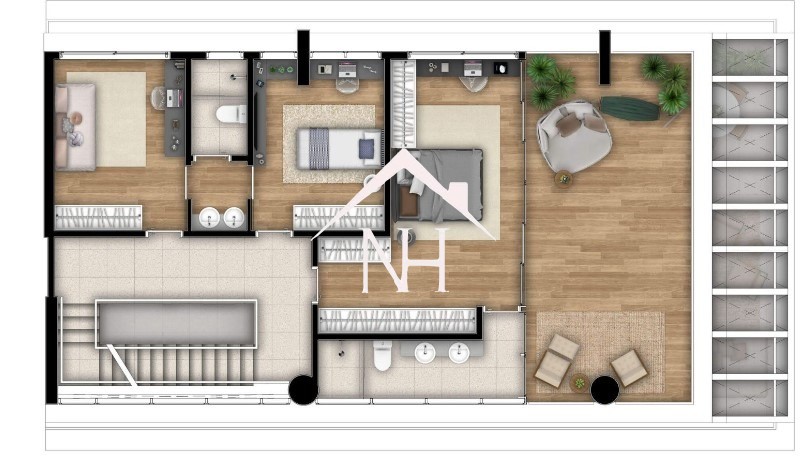 Cobertura à venda com 3 quartos, 348m² - Foto 3