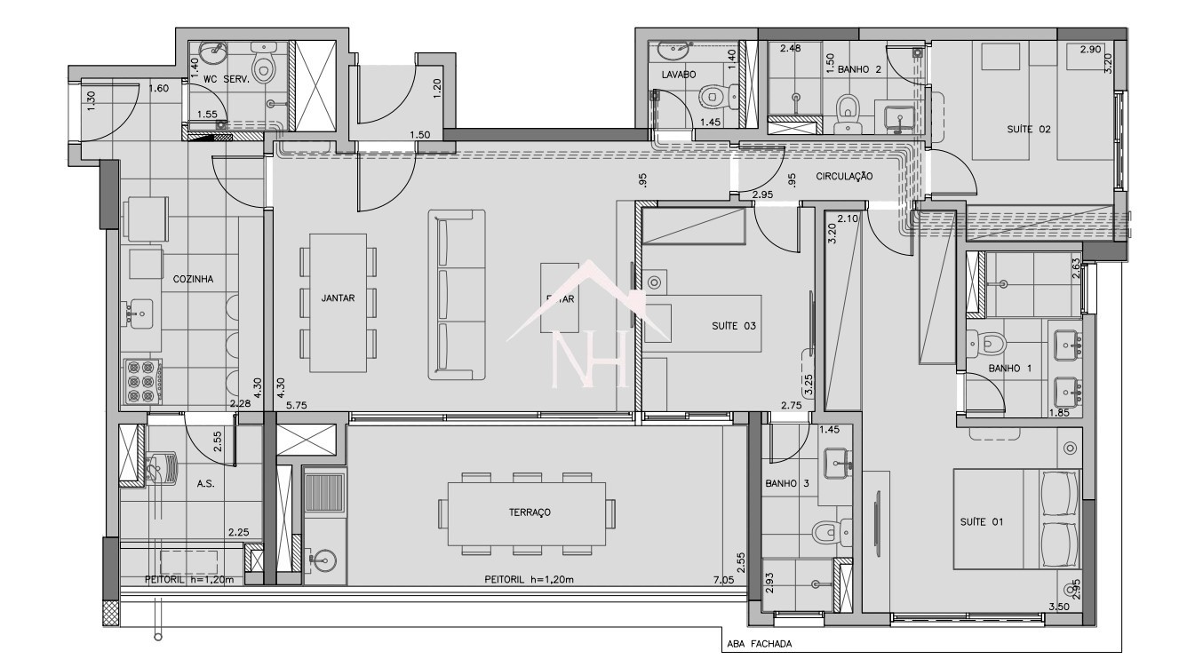 Apartamento, 3 quartos, 139 m² - Foto 17