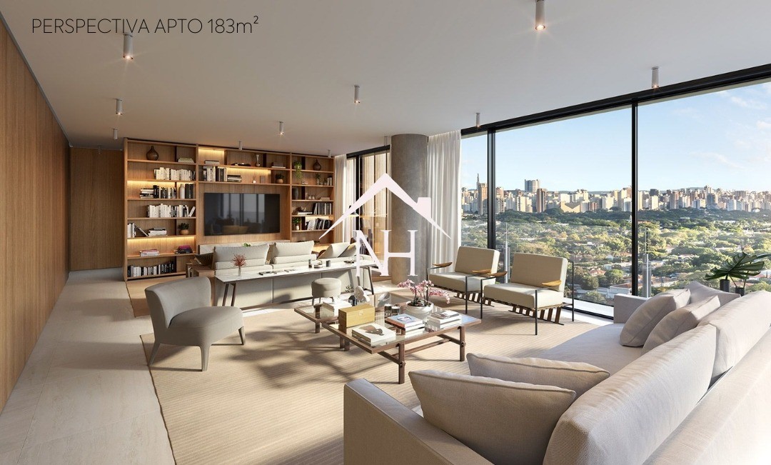 Apartamento com 183m, 3 suítes, 3 vagas, varanda vista panorâmica, hall privativo, Piscina aquecida.
