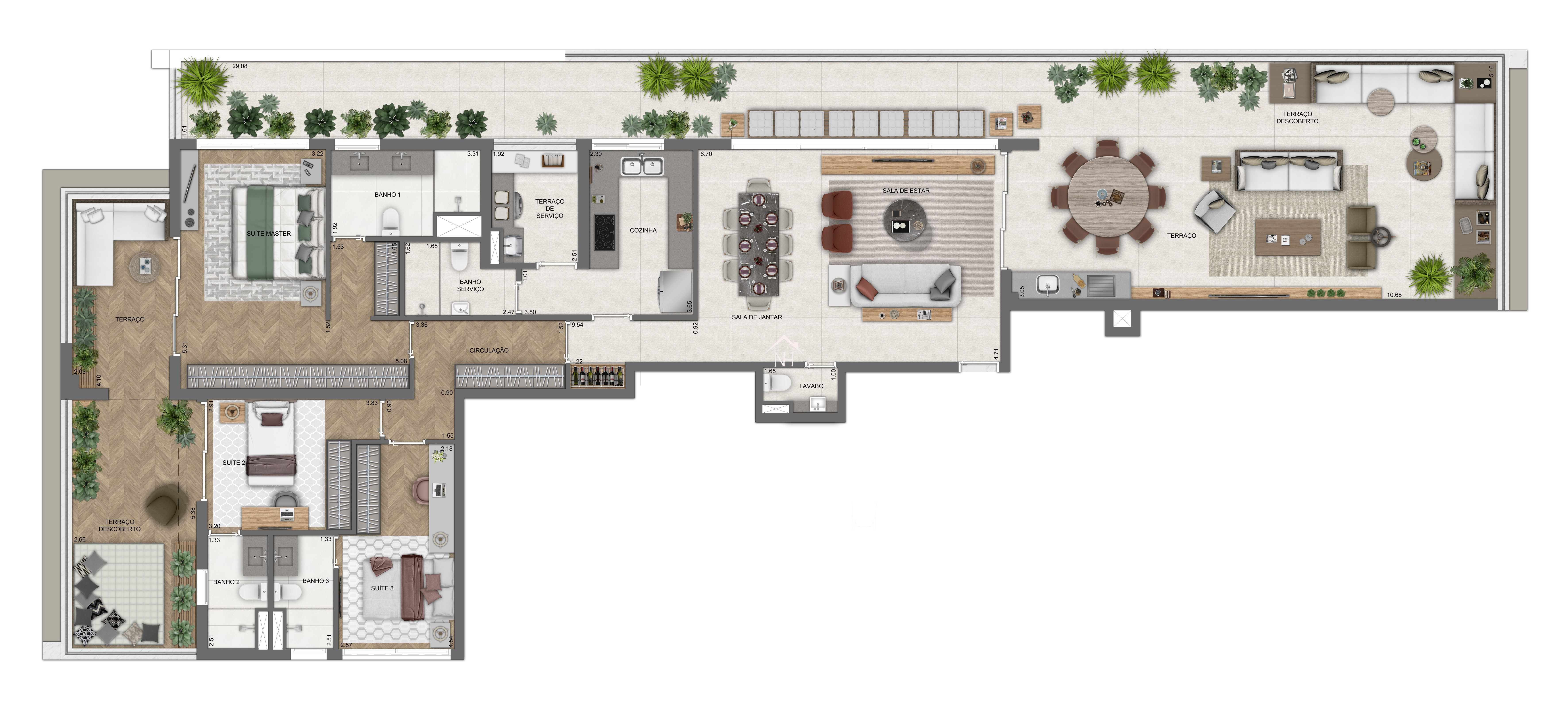 Apartamento, 3 quartos, 181 m² - Foto 7
