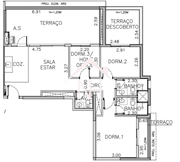 Apartamento à venda com 3 quartos, 89m² - Foto 25