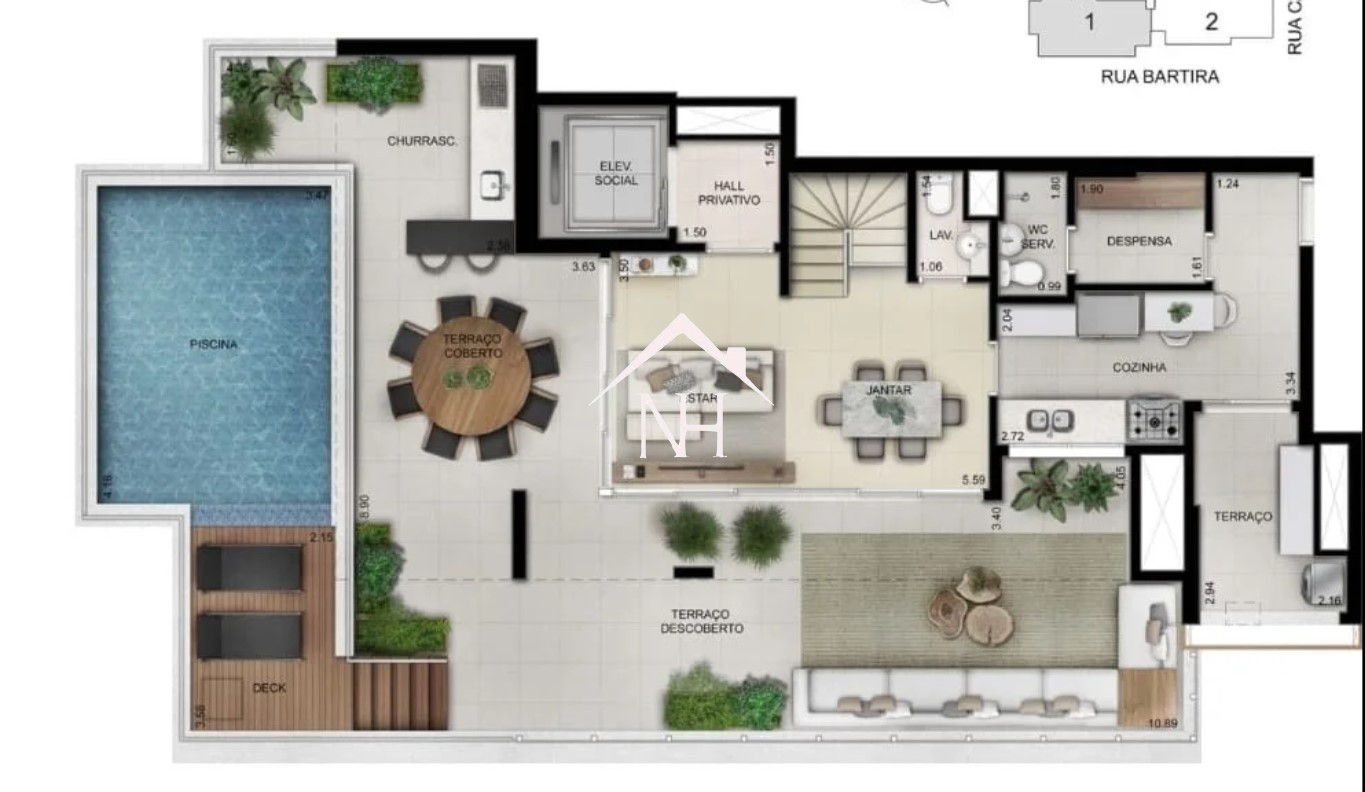 Cobertura, 4 quartos, 238 m² - Foto 16